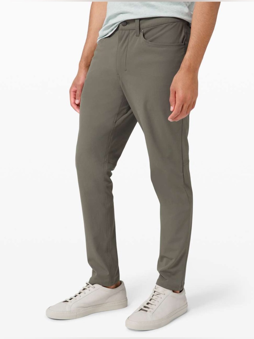 Lululemon men’s Abc Slim-Fit‎ Trousers Grey Sage chino pants